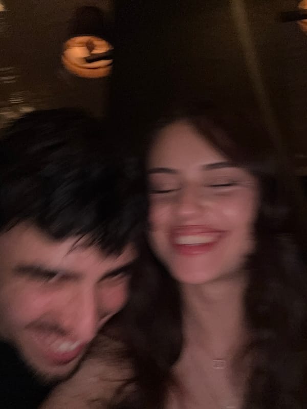 Valentine's Day evening captured at Tel Aviv bar restaurant
