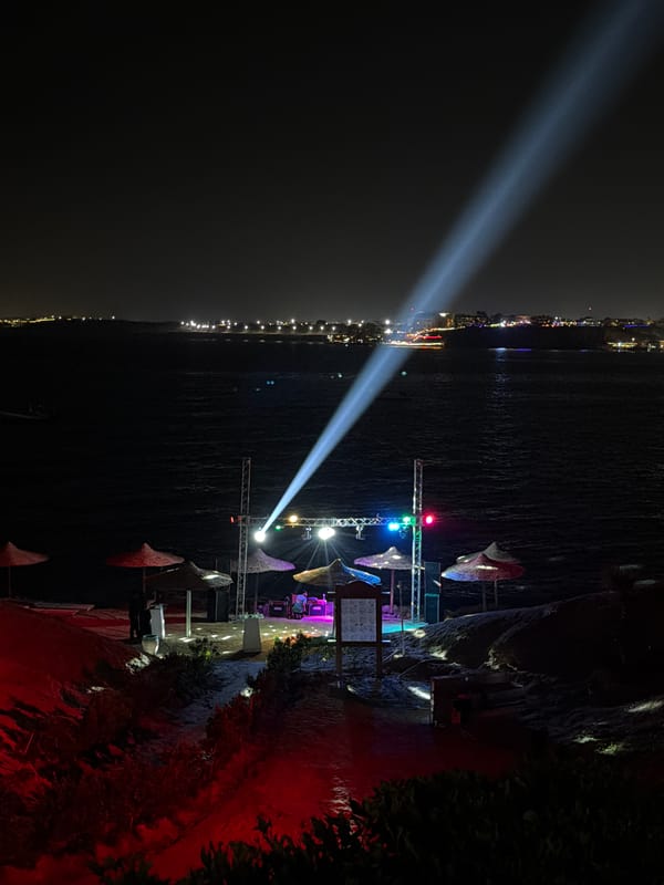 Evening scenes documented across Sharm El Sheikh resort town