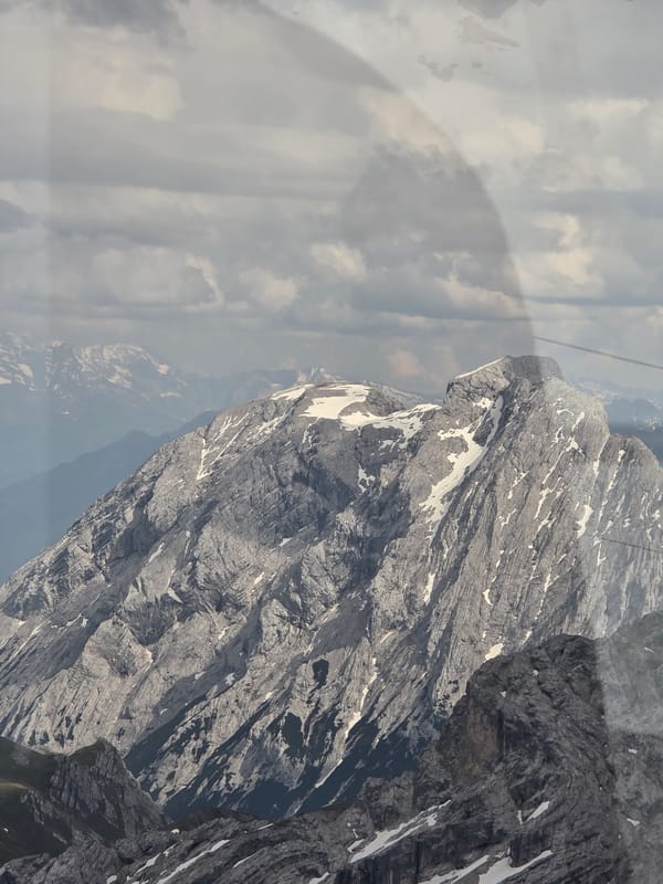 Mountain range documented from multiple angles during afternoon observation