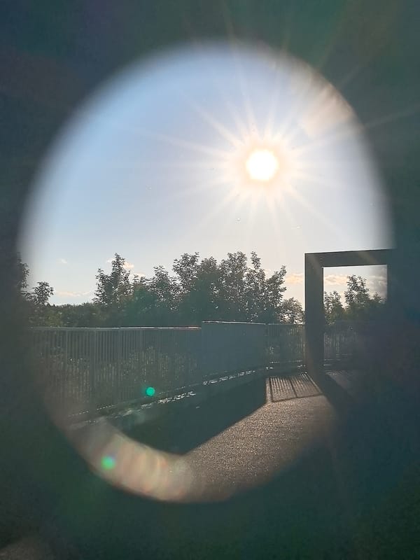 Sunny afternoon scenes documented around Perm apartment complex