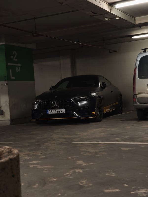 Mercedes-Benz AMG GT spotted in Stara Zagora underground garage