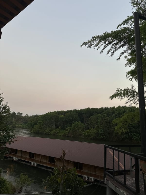 Tourist moments captured at Sai Yok riverside resort, Thailand