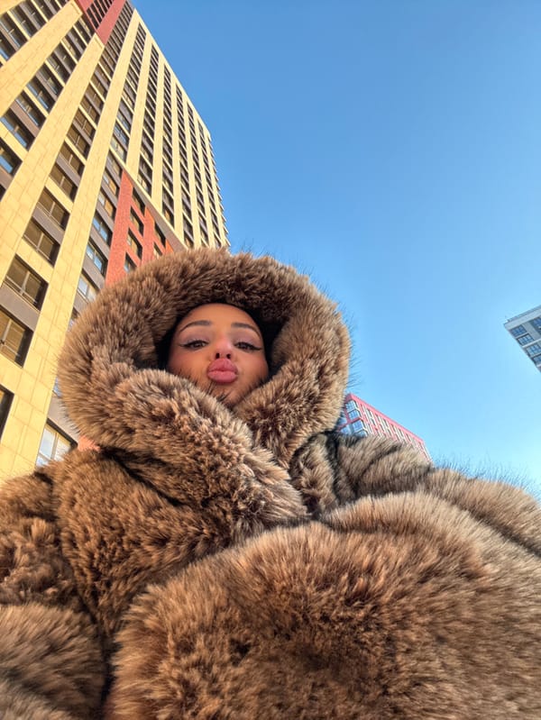 Woman in winter coat observed in Moscow