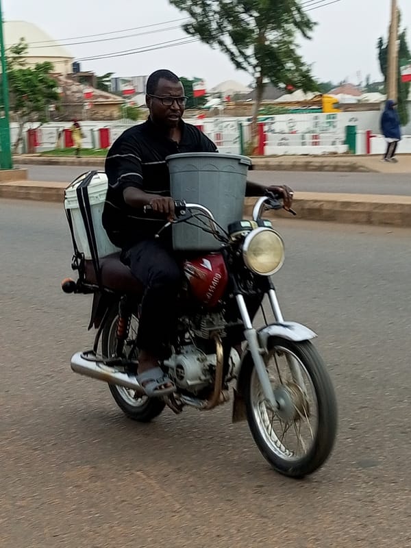 Morning street life across two Nigerian towns