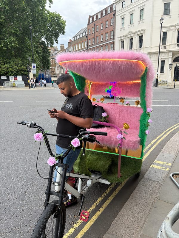 Moving through London's streets and interiors on a June afternoon