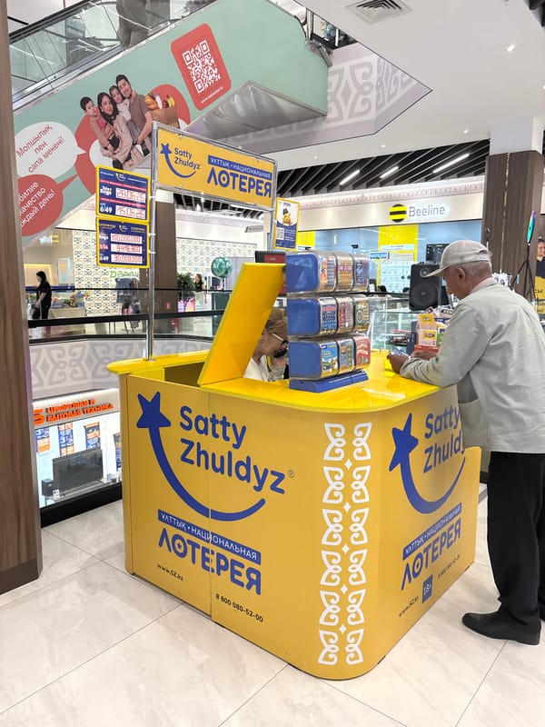 Shopping mall activity documented in Astana, Kazakhstan