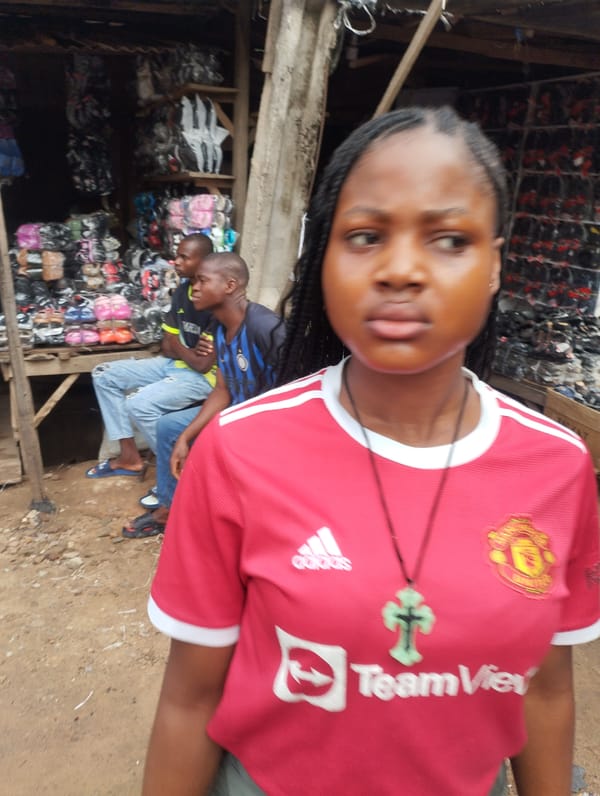Morning market activity documented in Fegge, Nigeria