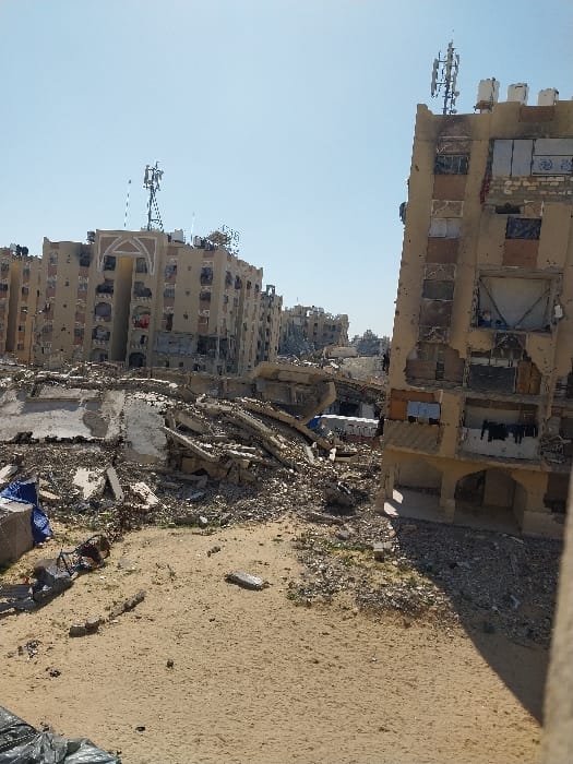 Witness documents extensive destruction across Khan Yunis residential areas