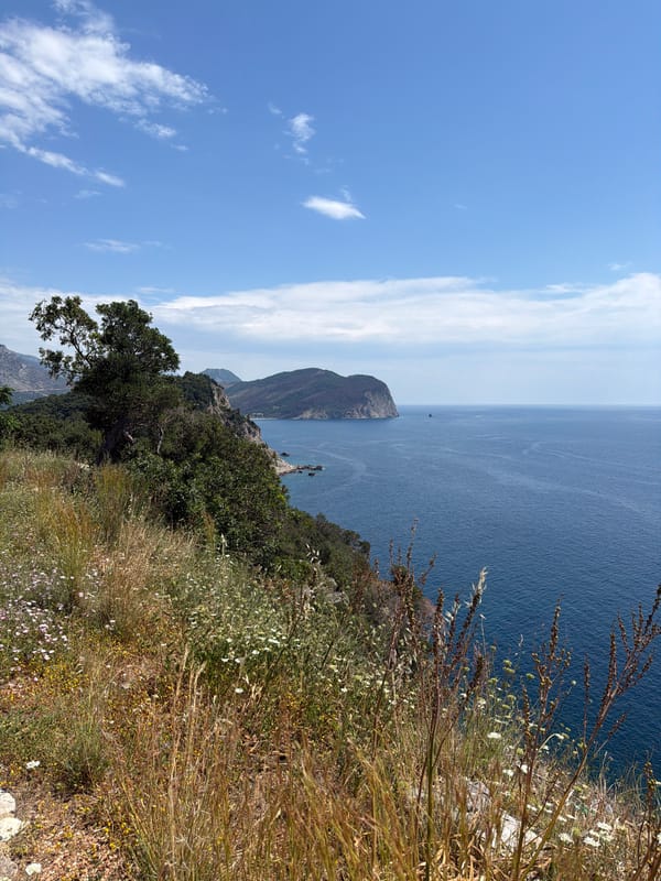 Coastal views captured at Petrovac na Moru, Montenegro