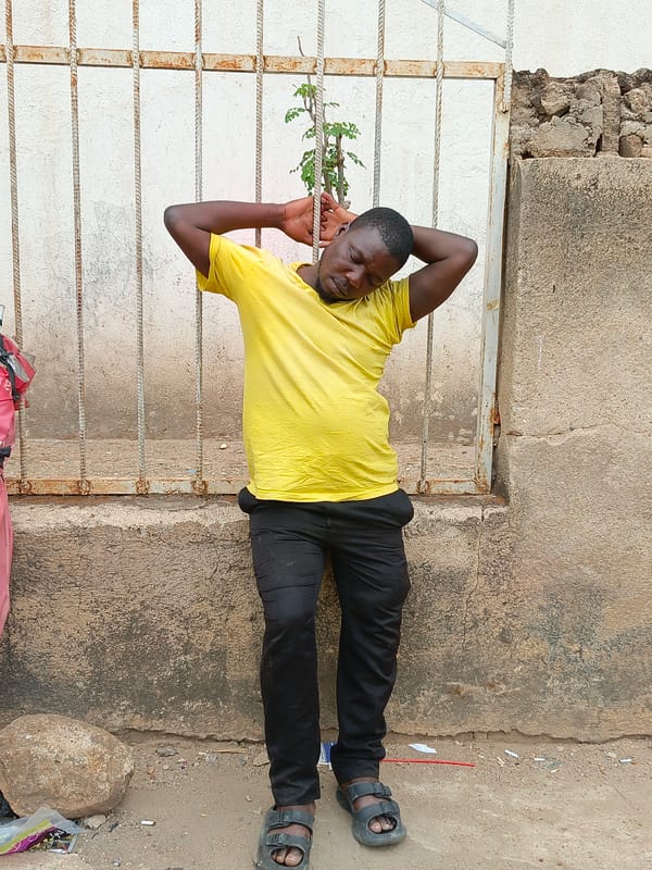 Street scenes captured in Jos, Nigeria afternoon