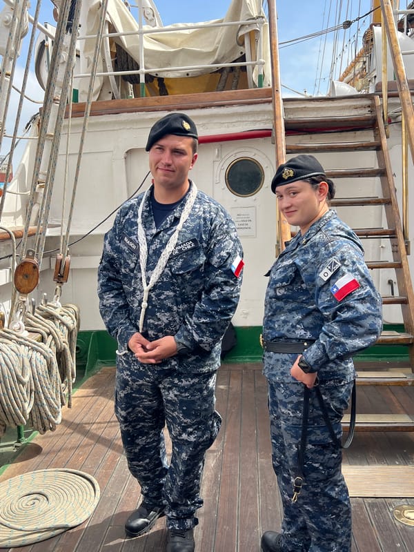 Chilean Navy training ship Esmeralda hosts public tours in Arica