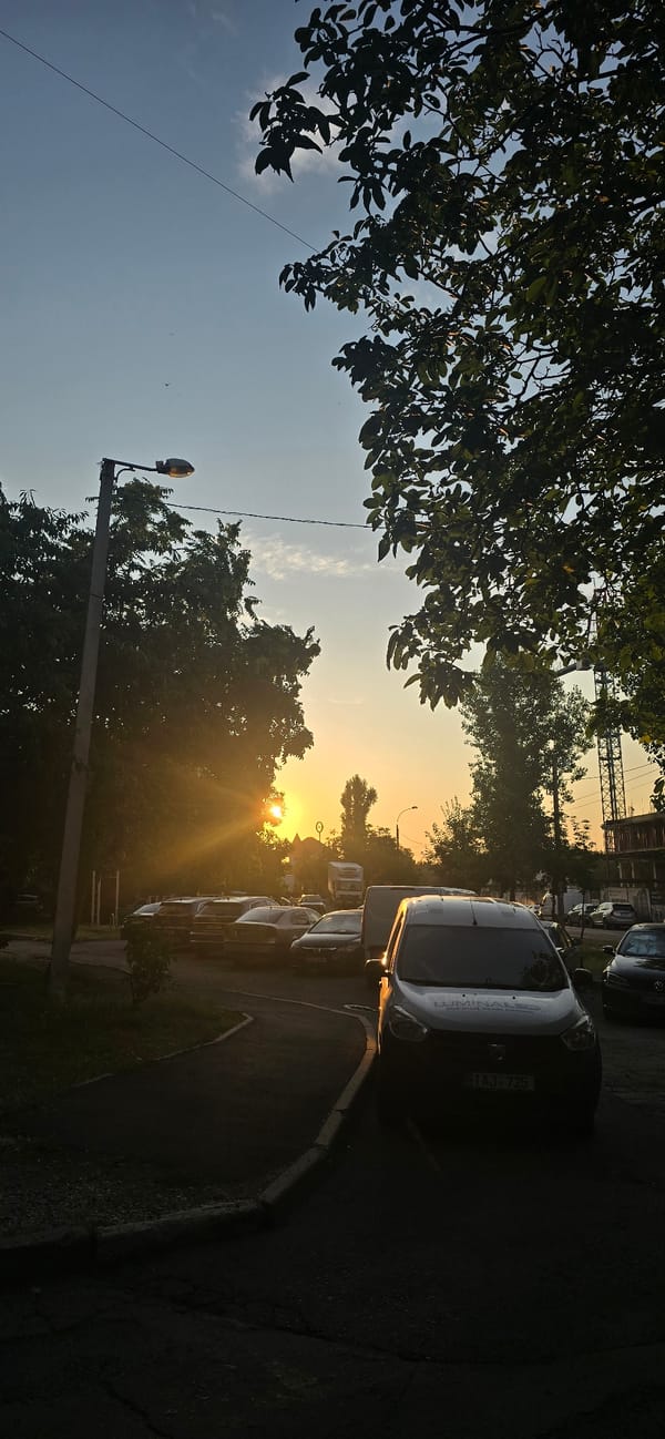 Golden hour stroll through Chișinău, street and nature details