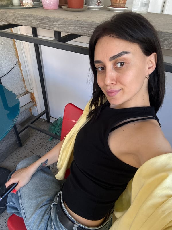 Morning selfie session documented across two hours in Tbilisi