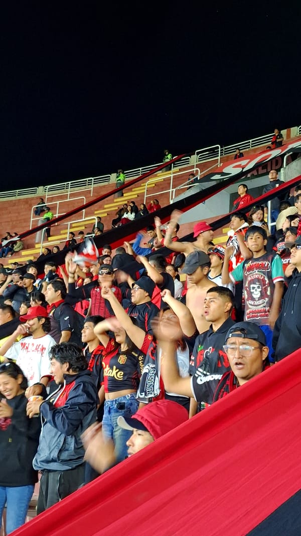 Soccer match draws crowds to Arequipa stadium with police security
