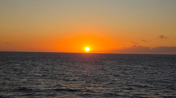 Ocean sunset, multiple angles, one golden minute