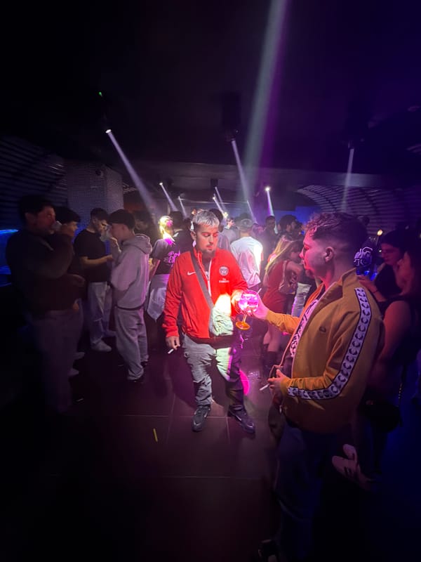 Late night clubbing and street activity in Vila Real