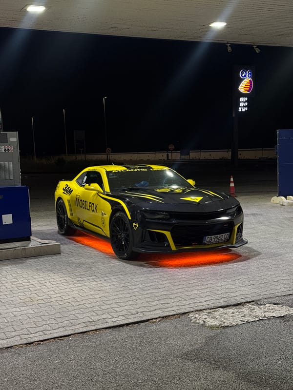 Modified Camaro spotted at Ostuni gas station Thursday evening