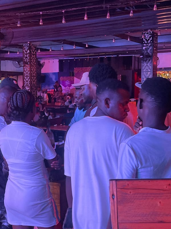 Nighttime concert event with DJ performance in Howayi, Nigeria