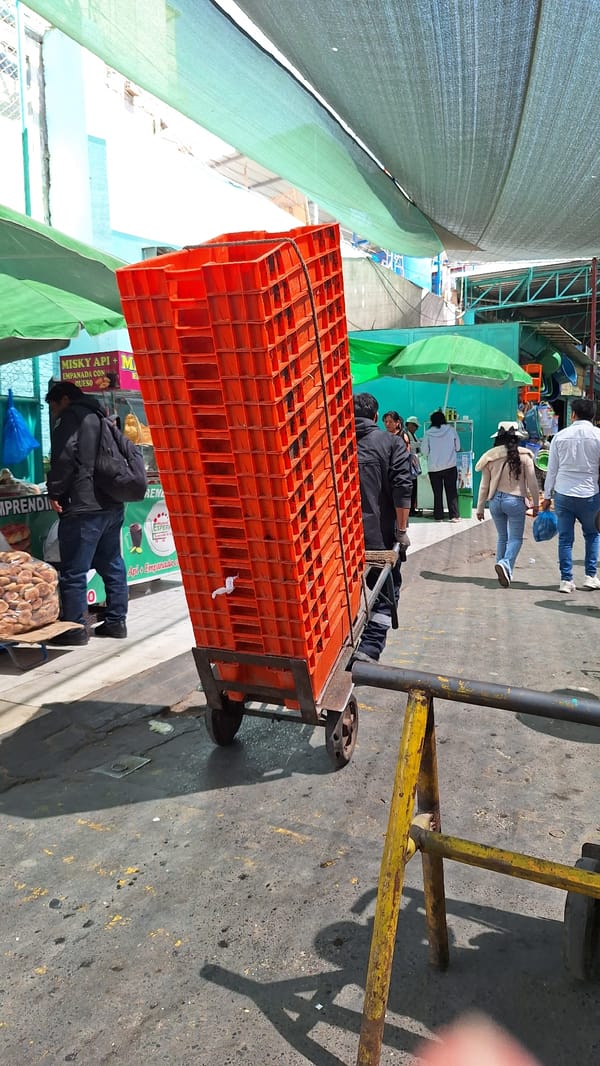 Market life and election uncertainty documented in Peruvian district