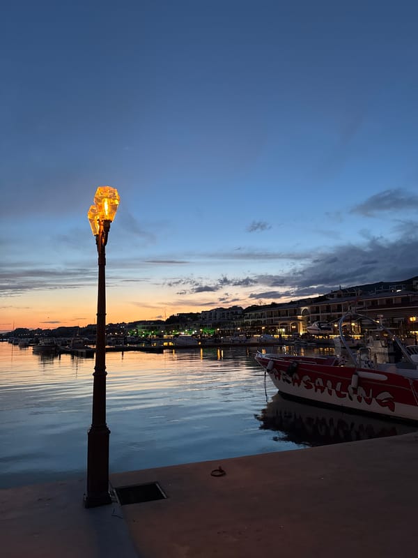 Evening scenes captured at Sveti Vlas marina and beach