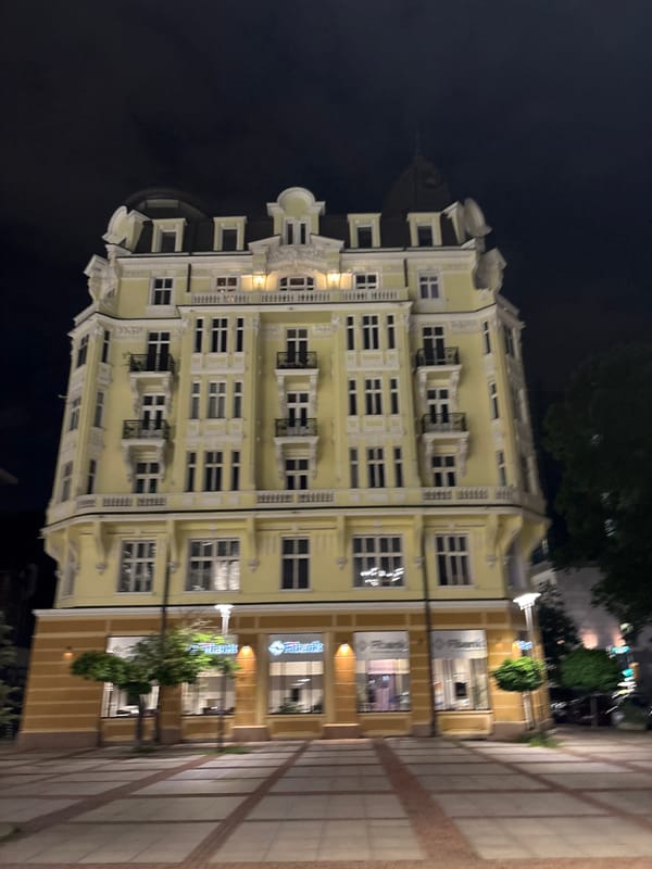 Evening documentation captures Sofia nightlife and street scenes