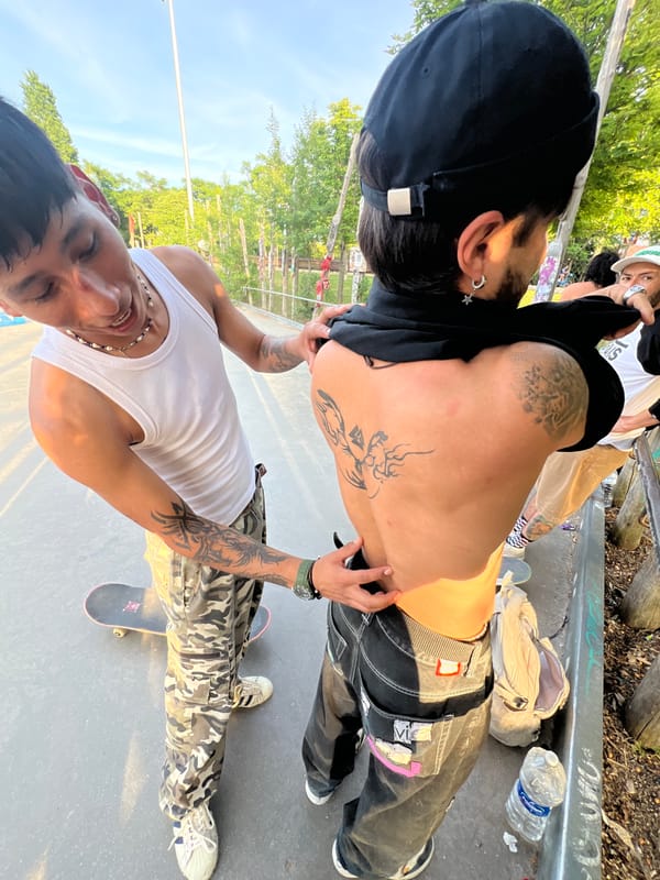 Evening recreational activities documented across Madrid skate parks and plazas
