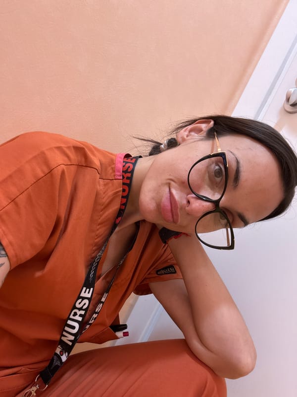 Healthcare worker documents shift moments in Pleven hospital