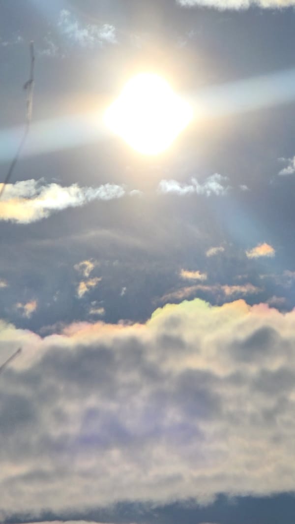 Bright sun creates dramatic light effects over Mramor Bulgaria