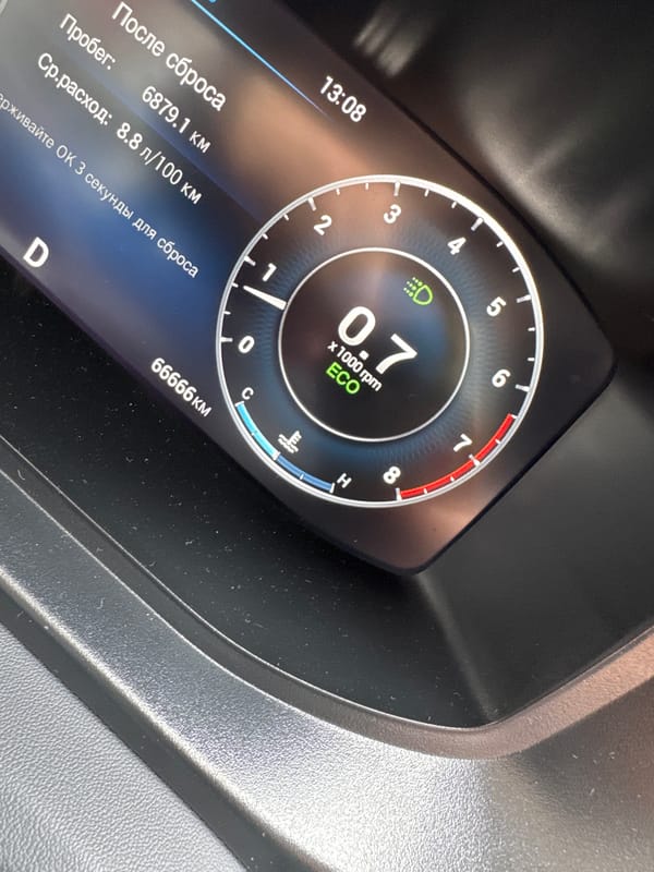 Driver celebrates 66,666 km odometer milestone in Sochi
