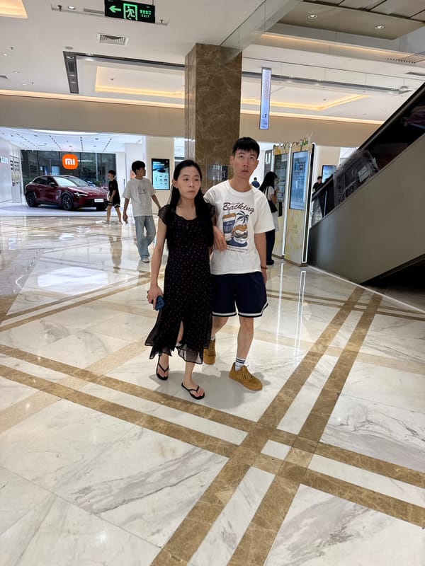 Browsing a Huizhou mall: EVs, tech stores, and retail
