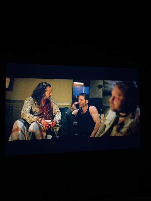 Screen display of film or TV show captured in Torrent