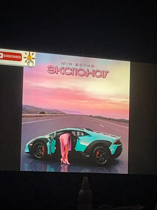 Music video screened in Yerevan features highway car artwork