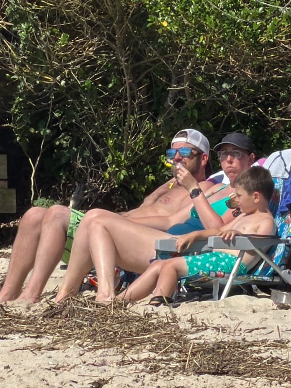 Relaxed summer afternoon on the Hampton Bays waterfront