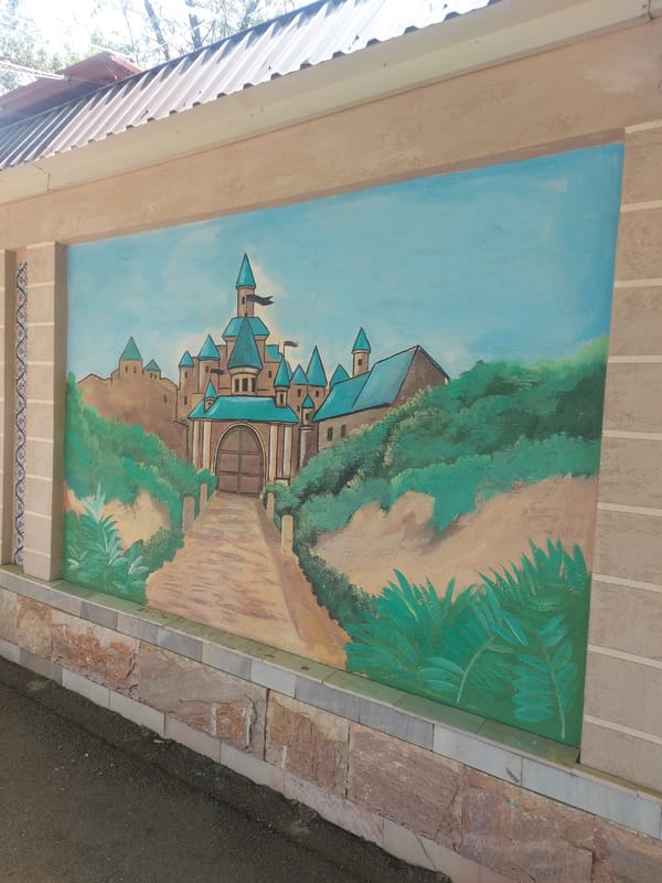 Morning observations capture mural art and ice cream in Chirchik