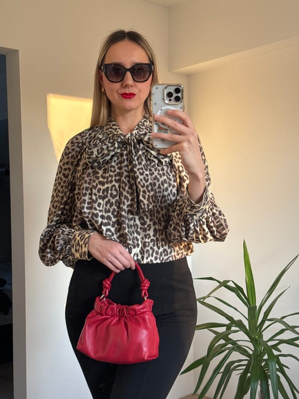 Woman documents afternoon at home with selfies and pets