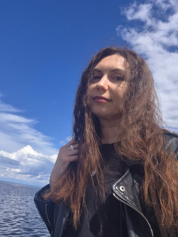 Woman spotted near water; #Candy hashtag images recorded