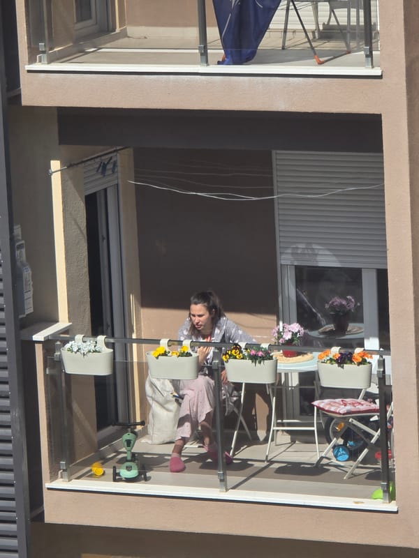 Morning urban life documented across Podgorica neighborhoods