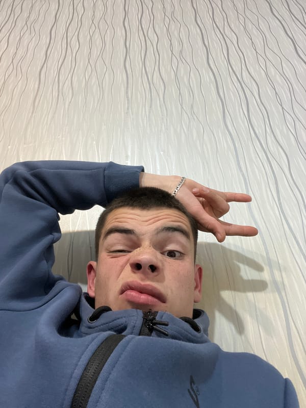 Young man takes selfie in Sopot, Bulgaria