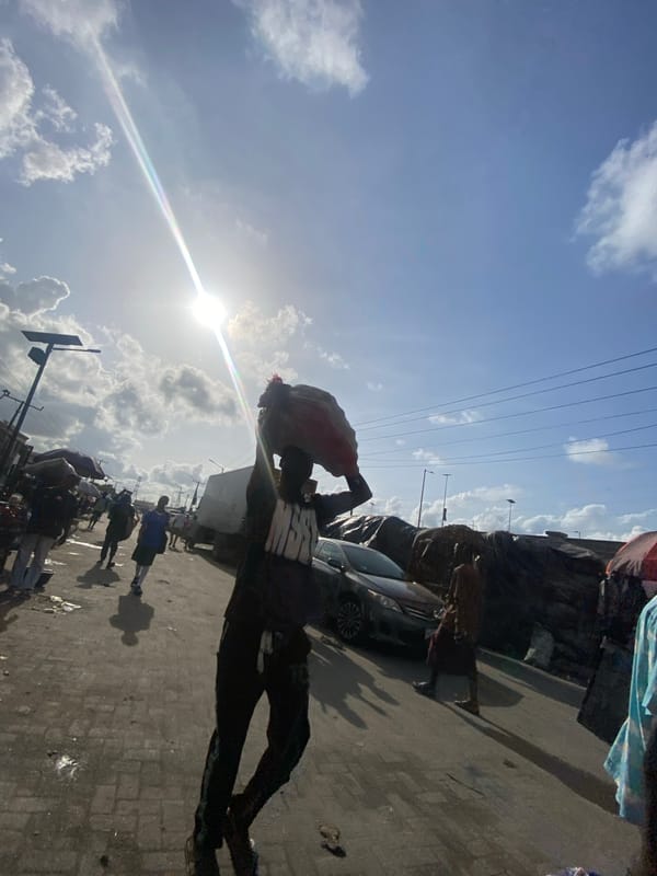 Morning street commerce documented across Lagos and Lekki Nigeria