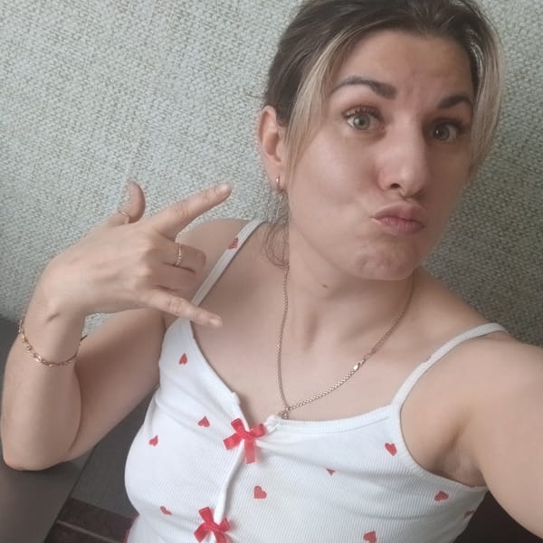 Woman Takes Selfie in Izhevsk, Russia