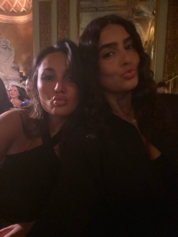 Late-night social event captured at ornate New York venue