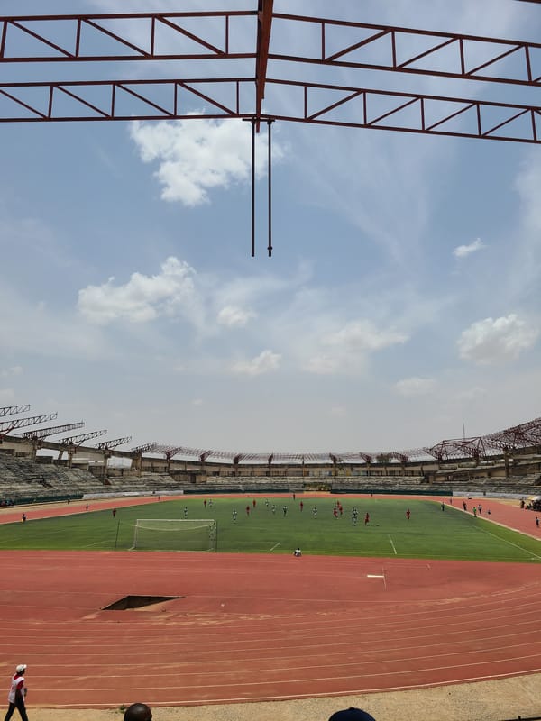 Daytime activity observed at New Stadium Nigeria April 17
