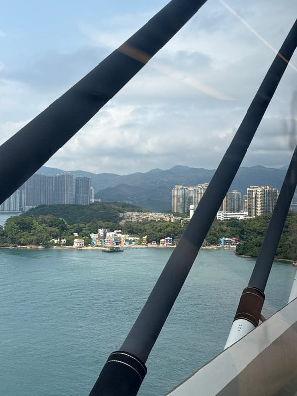 Morning views capture Hong Kong's elevated urban landscape