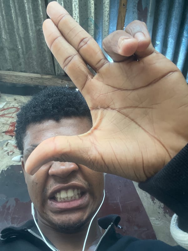 Casual selfie session in Ado, Nigeria