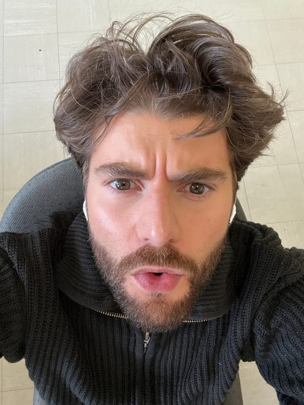 Man photographed taking selfie indoors in Montreal