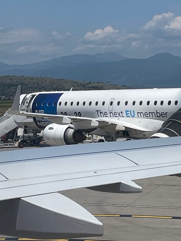 Aircraft operations documented at Podgorica Airport Montenegro