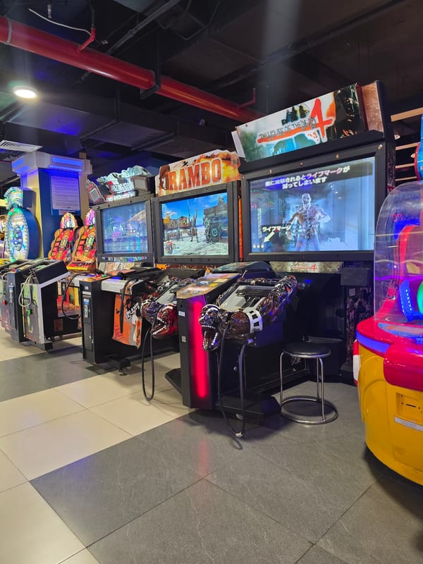 Inside a Nha Trang arcade packed with games