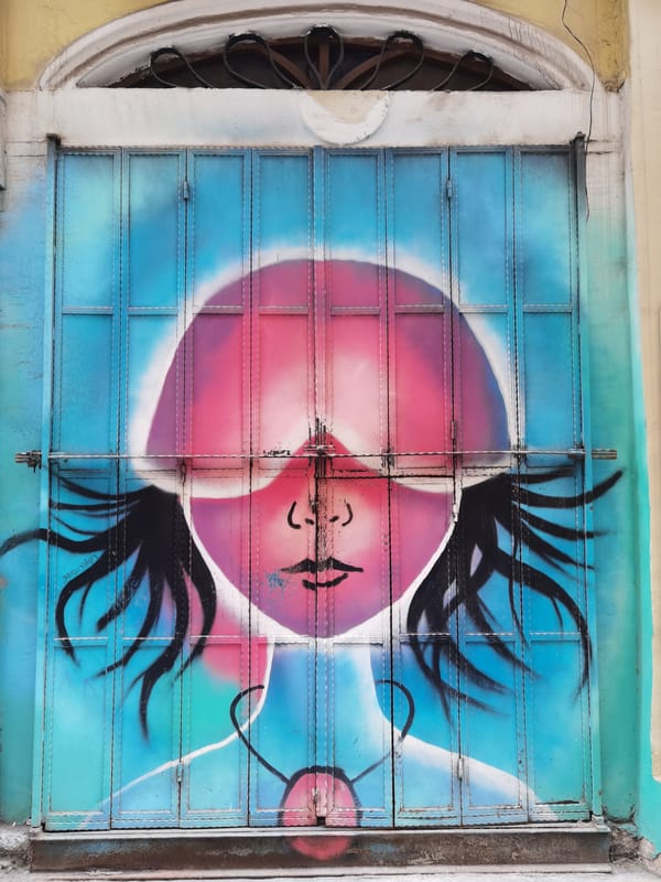 Street scenes and storefronts documented in Istanbul's Beyoğlu district