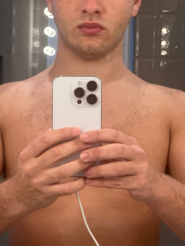 Milan resident captures selfie while charging iPhone