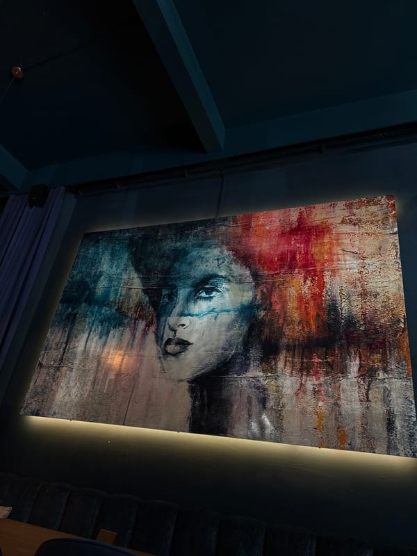 Warsaw hookah lounge interior documented during afternoon visit